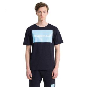 Calvin Klein pánské tmavě modré tričko Box - S (402)